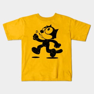 Felix The Cat - Distressed Style Design Kids T-Shirt